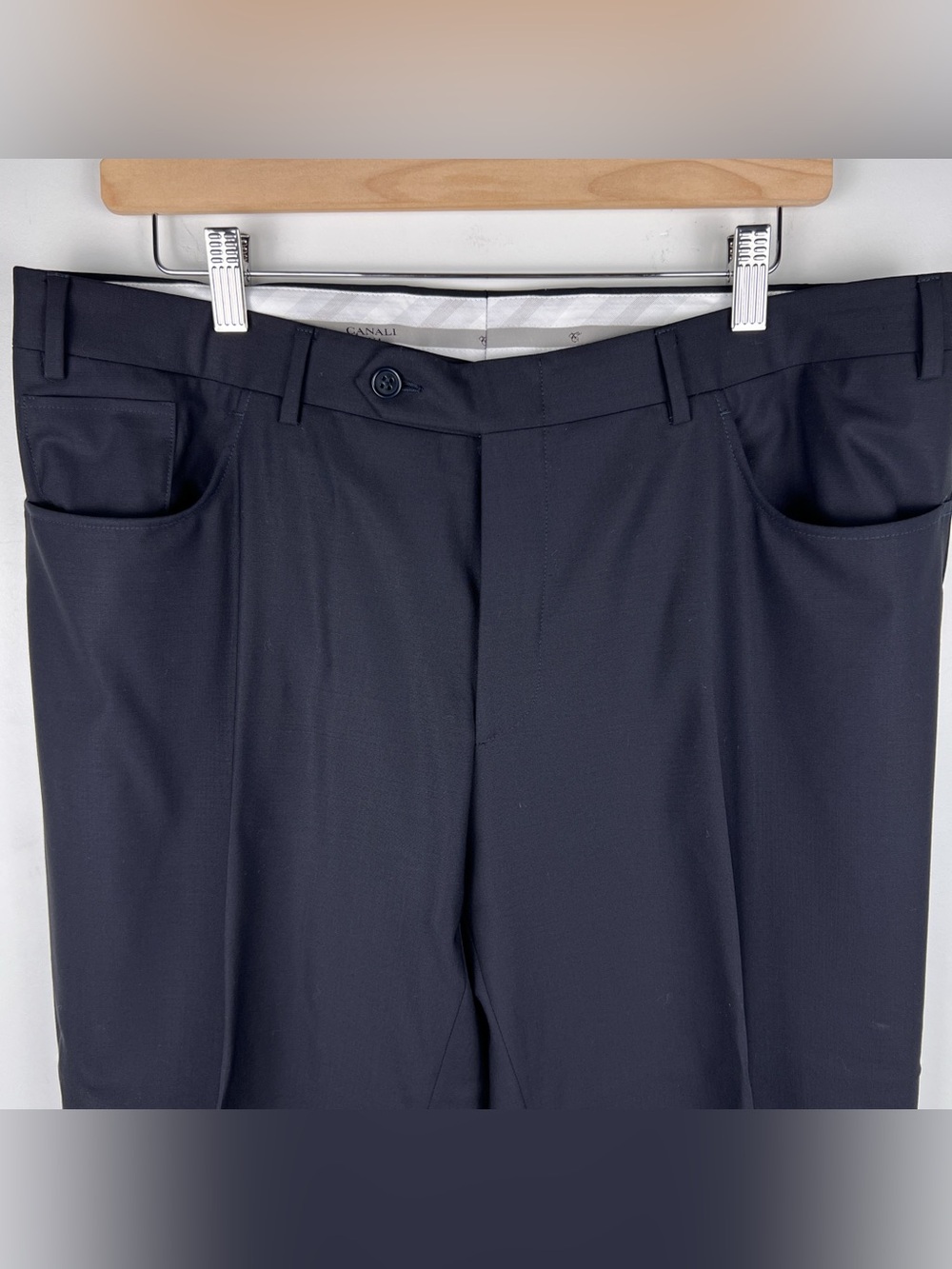 Canali 42R Wool Dress Pants